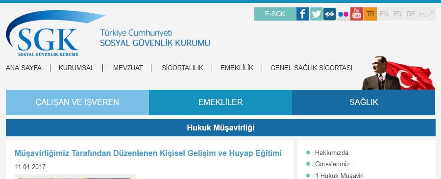 Sgk Hukuk Müşavirleri Kişisel Gelişim Eğitim